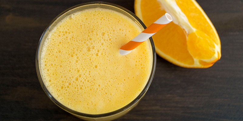 Pomarančovo-banánové smoothie na ráno